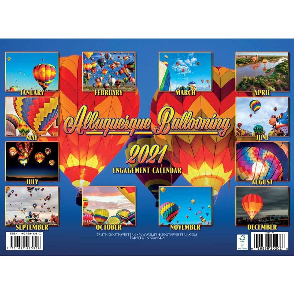 Albuquerque Balloon Wall Calendar