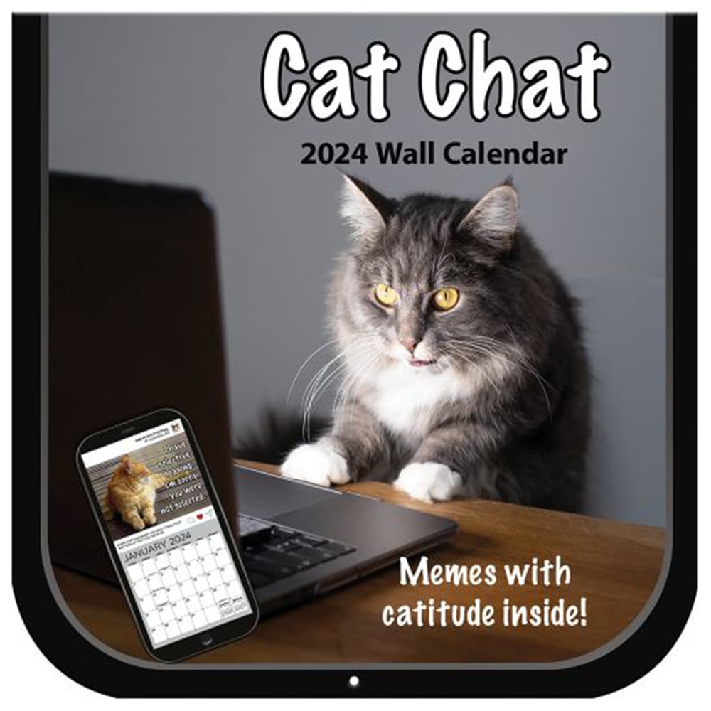 Mini Calendrier 2024 Chat