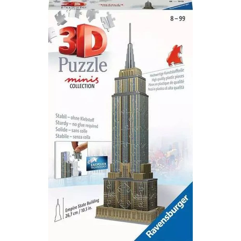 Mini Empire State Building 54 Piece 3D Puzzle Second Alternate Image