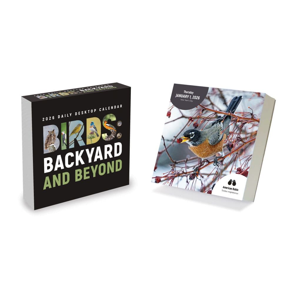 Birds Backyard And Beyond 2026 Desk Calendar Sixth Alternate Image