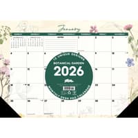 image Botanical Garden 17x12 2026 Desk Pad Main Product Image