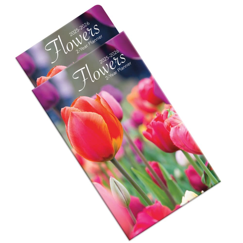 Flowers 2 Year 2025 Pocket Planner Fifth Alternate Image width=&quot;1000&quot; height=&quot;1000&quot;