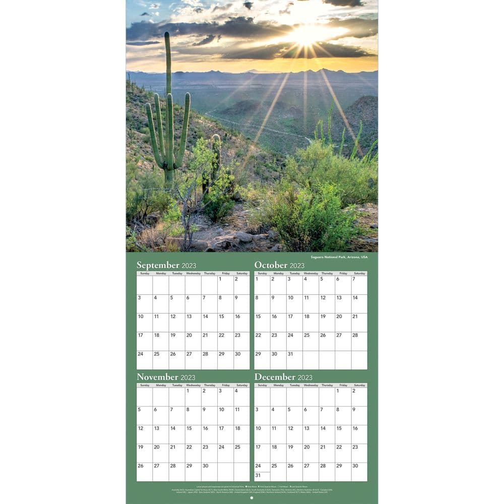National Parks 2024 Wall Calendar Alternate Image 3