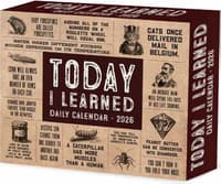 image Today I Learned 2026 Desk Calendar