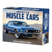 image American Muscle Cars 2026 Desk Calendar Main Product Image