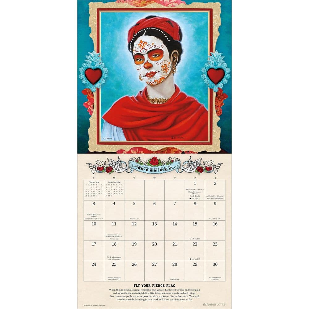 For the Love of Frida 2024 Wall Calendar Alt2