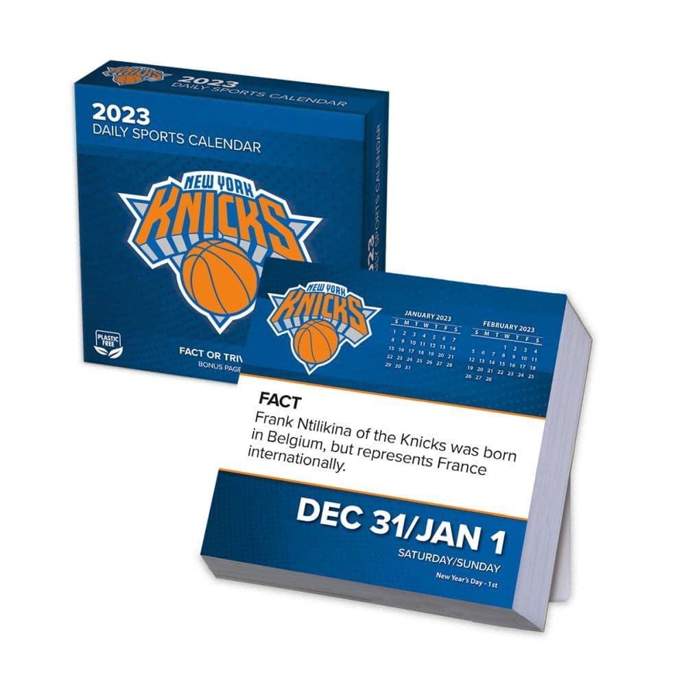 New York Knicks 2023 Desk Calendar