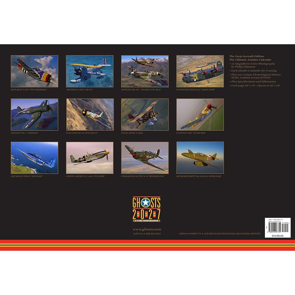 Ghosts WWII 2027 Wall Calendar First Alternate Image