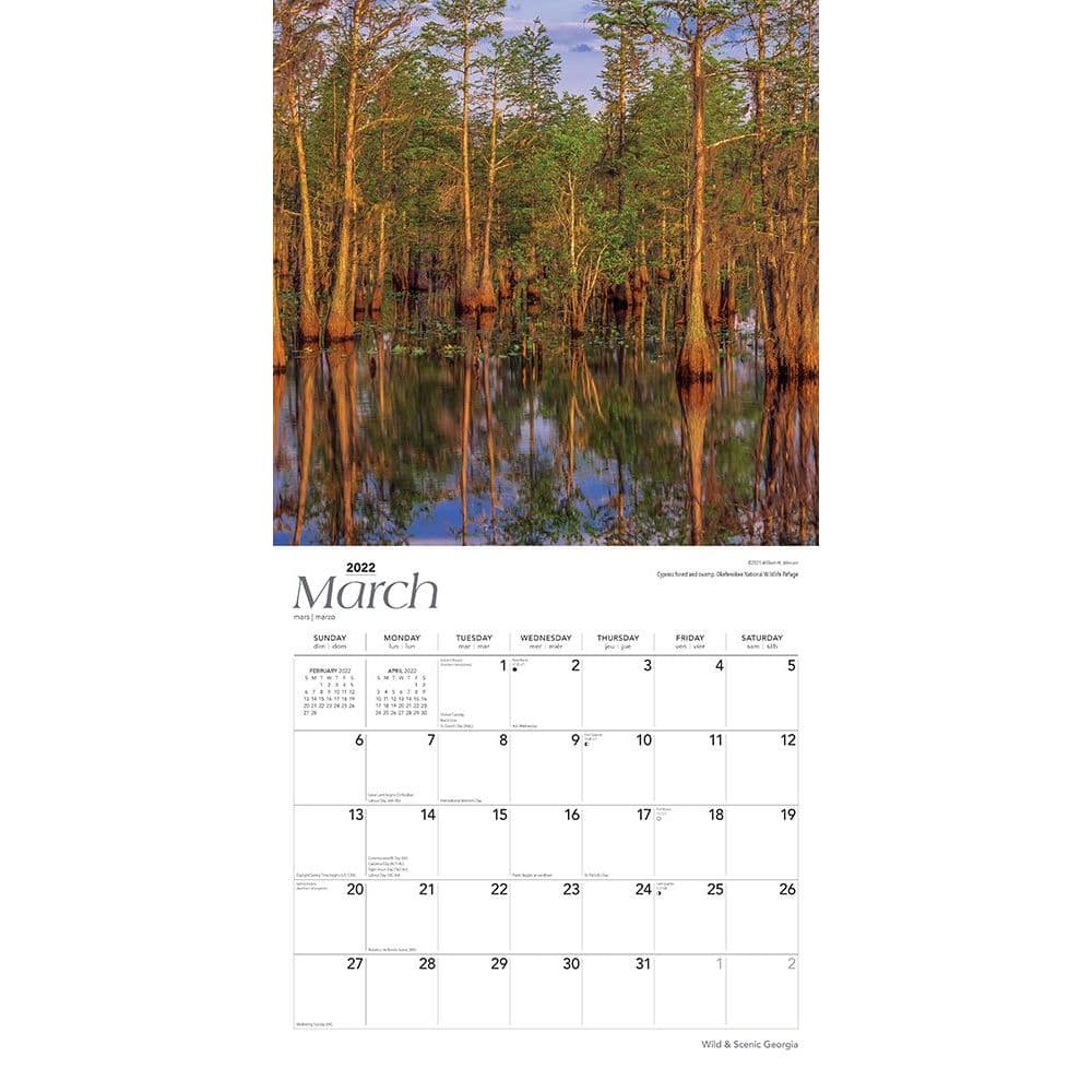 Georgia Wild And Scenic 2022 Wall Calendar - Calendars.com