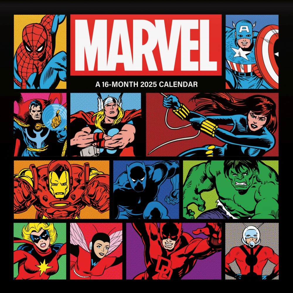 Marvel Comics 2025 Wall Calendar