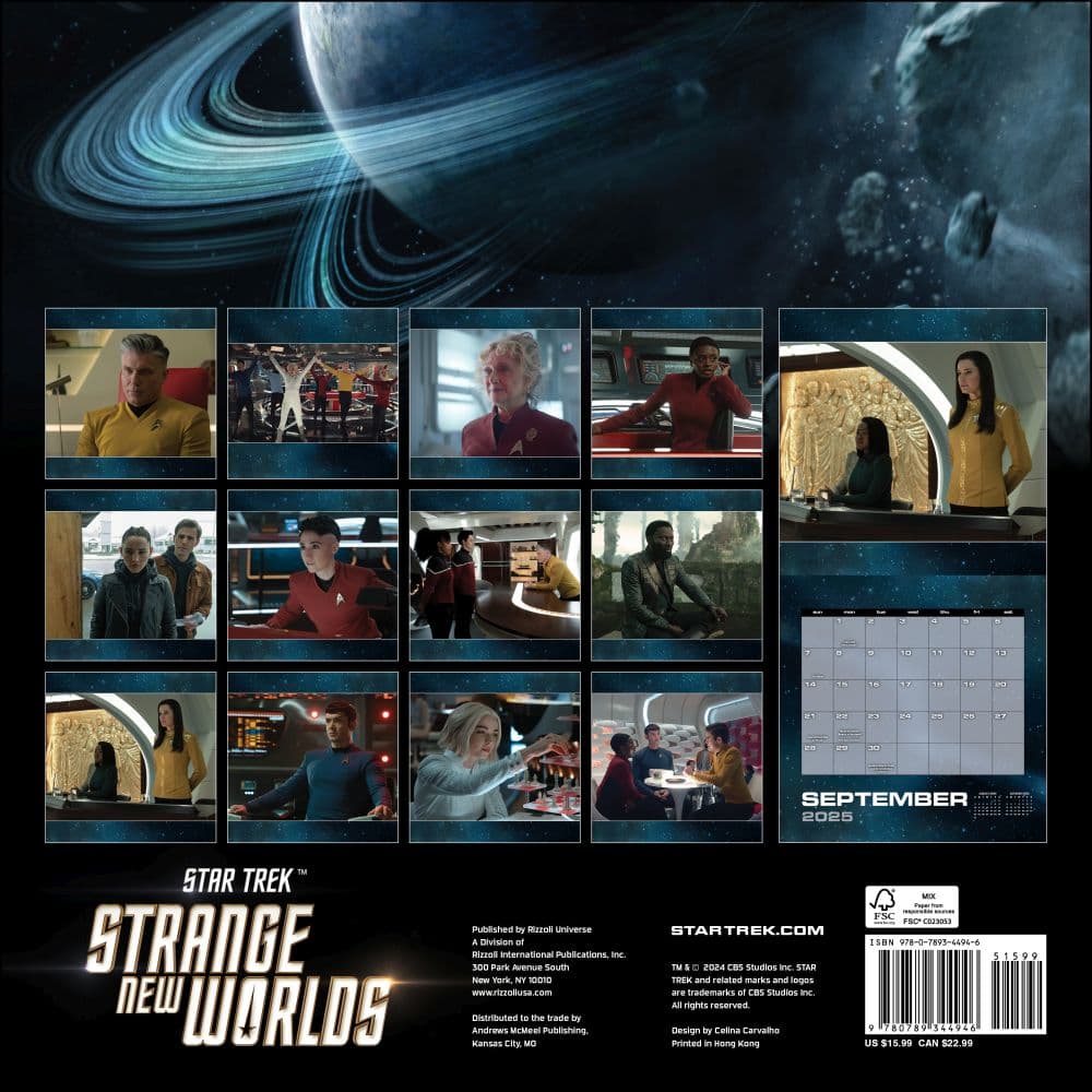 Star Trek Strange New Worlds 2025 Wall Calendar First Alternate Image width=&quot;1000&quot; height=&quot;1000&quot;