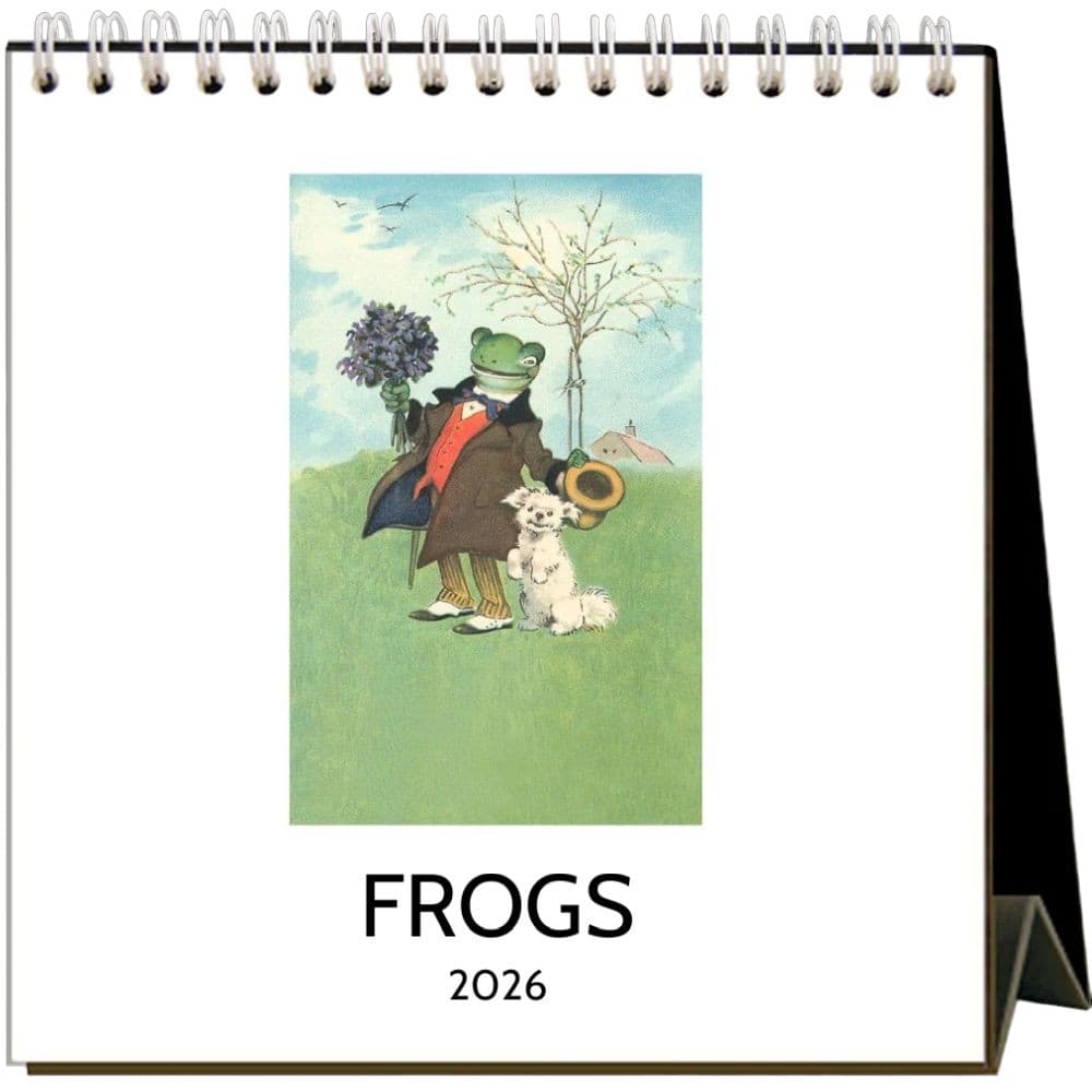 Frogs 2026 Easel Desk Calendar Main Product Image