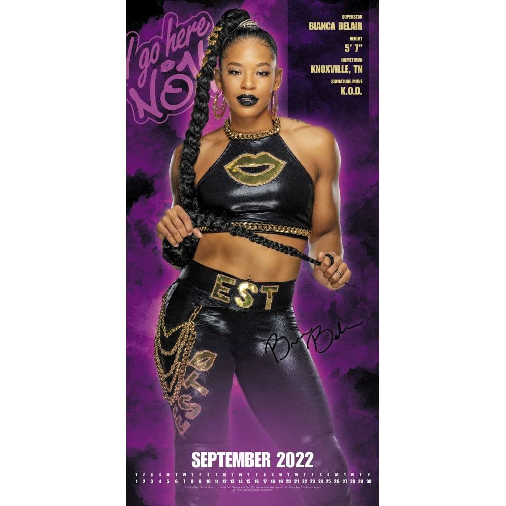 WWE Women 2022 Wall Calendar - Calendars.com