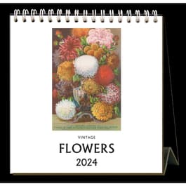Flowers 2024 Desk Calendar