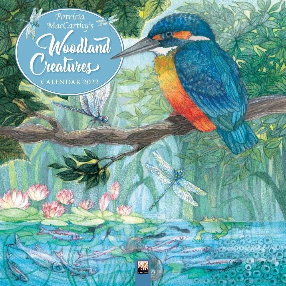 Woodland Creatures by Patricia MacCarthy 2022 Wall Calendar