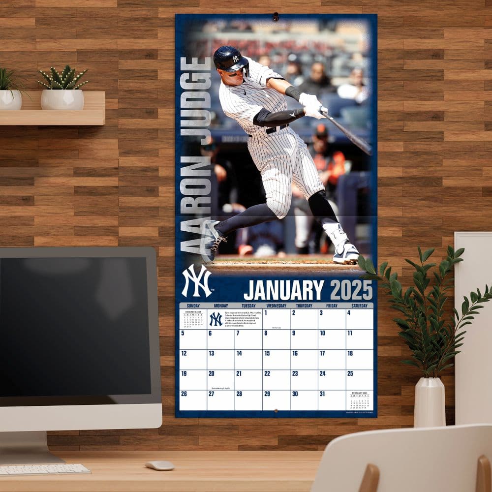 MLB Aaron Judge 2025 Wall Calendar Fourth Alternate Image width=&quot;1000&quot; height=&quot;1000&quot;