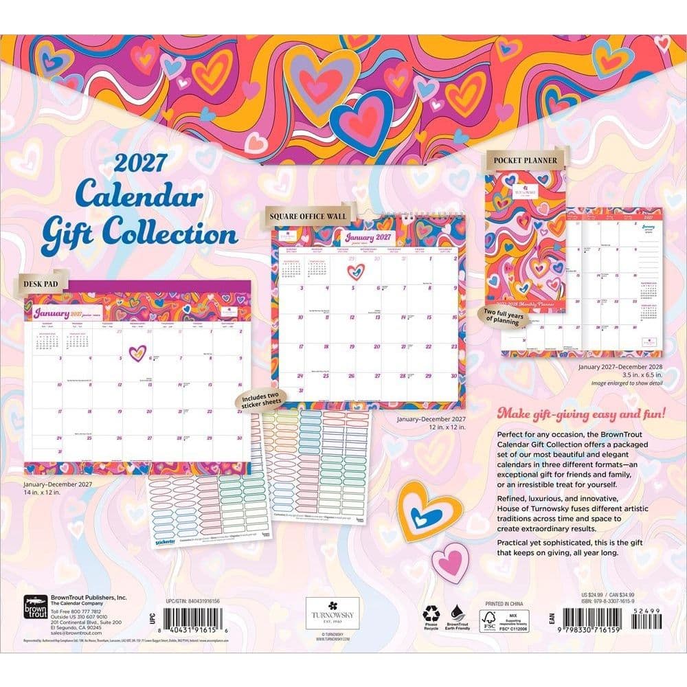 Turnowsky Nothing But Love 2027 Calendar Gift Collection First Alternate Image