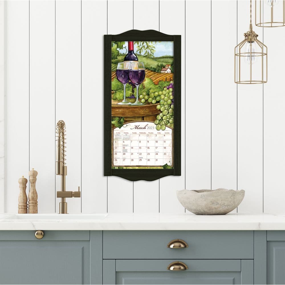 Wine Country 2025 Vertical Wall Calendar by Susan Winget_ALT4
