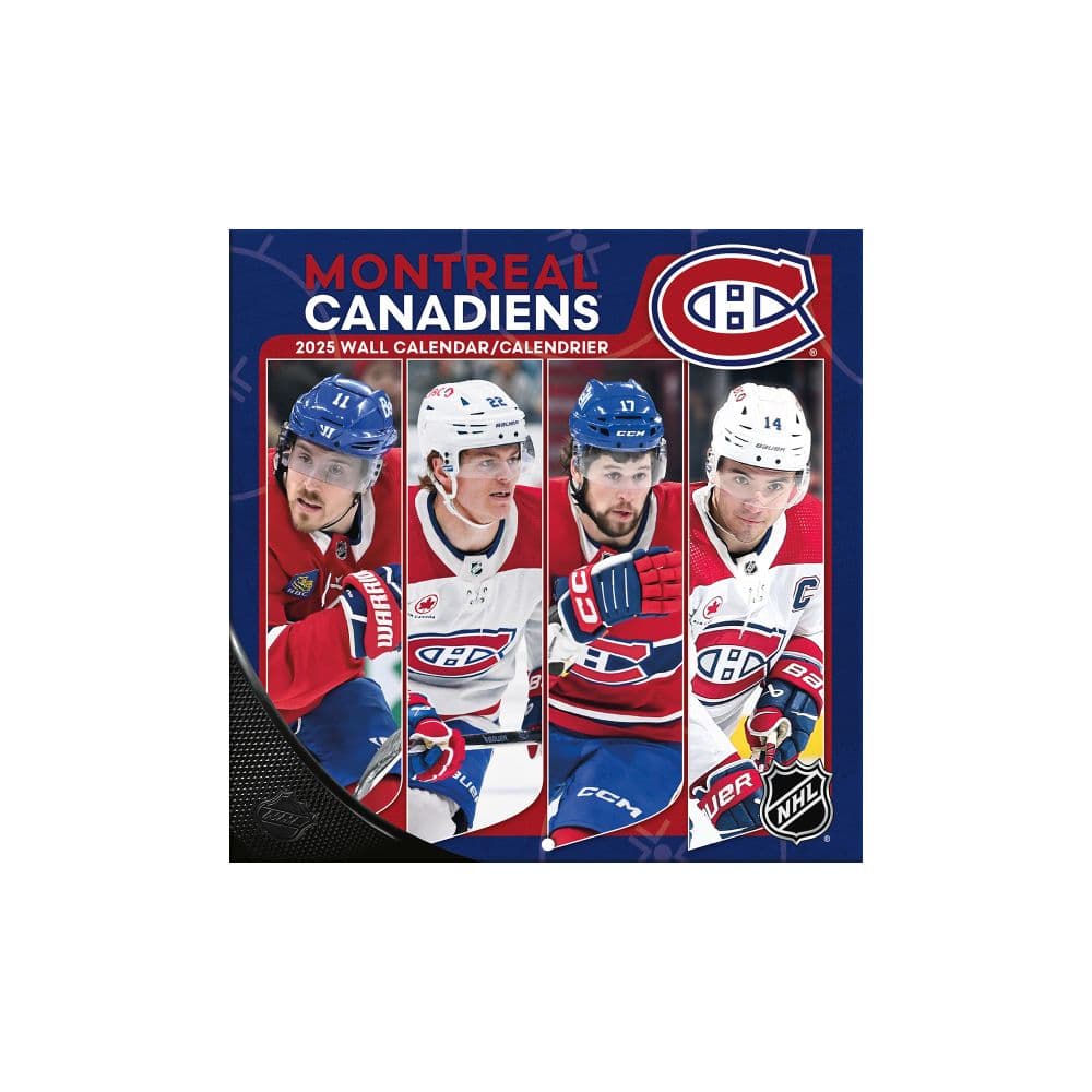 NHL Montreal Canadiens 2025 Mini Wall Calendar