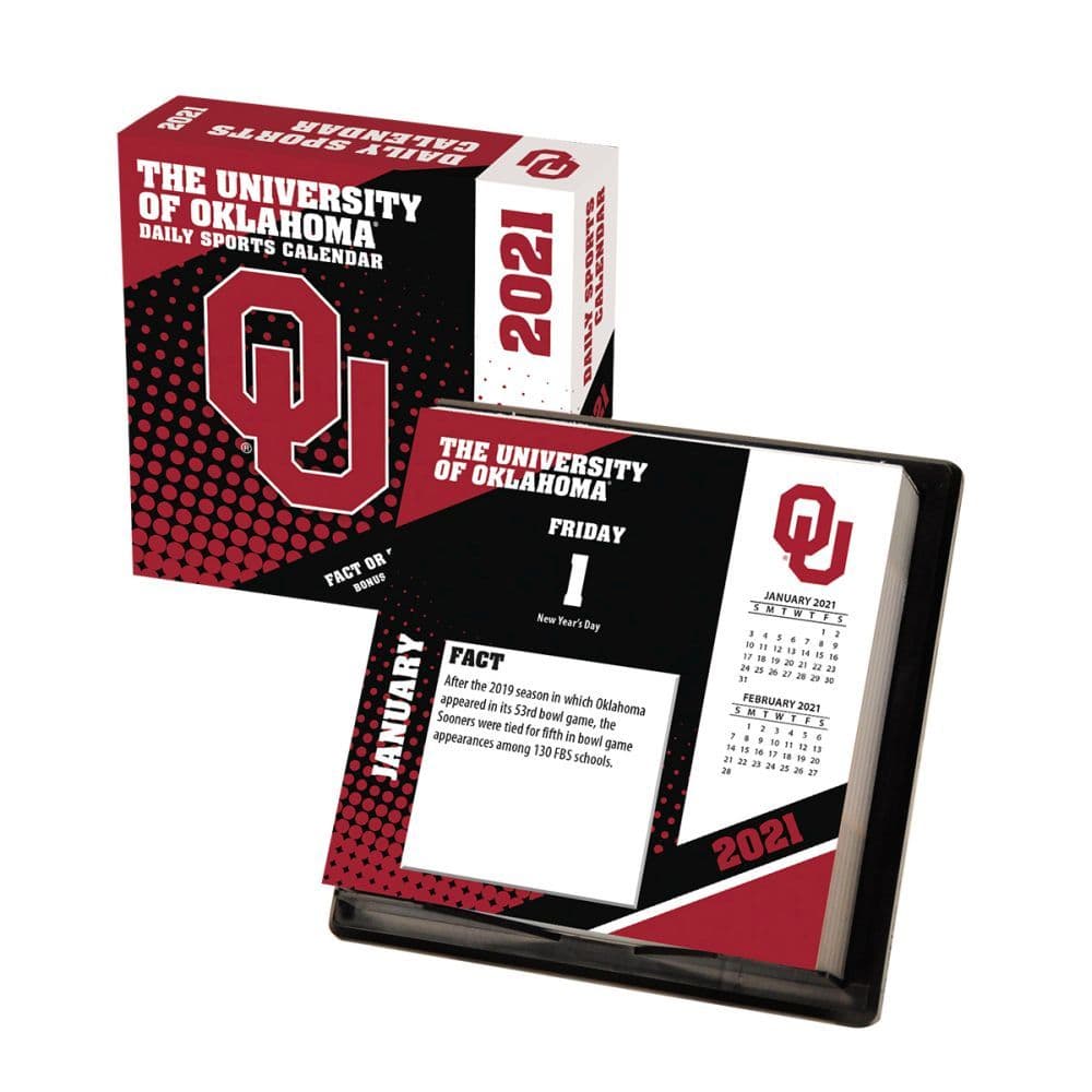 Oklahoma Sooners Desk Calendar