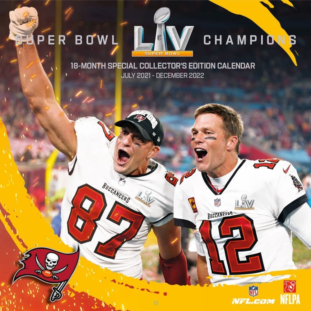 NFL Tampa Bay Buccs Superbowl 2022 Wall Calendar - Calendars.com