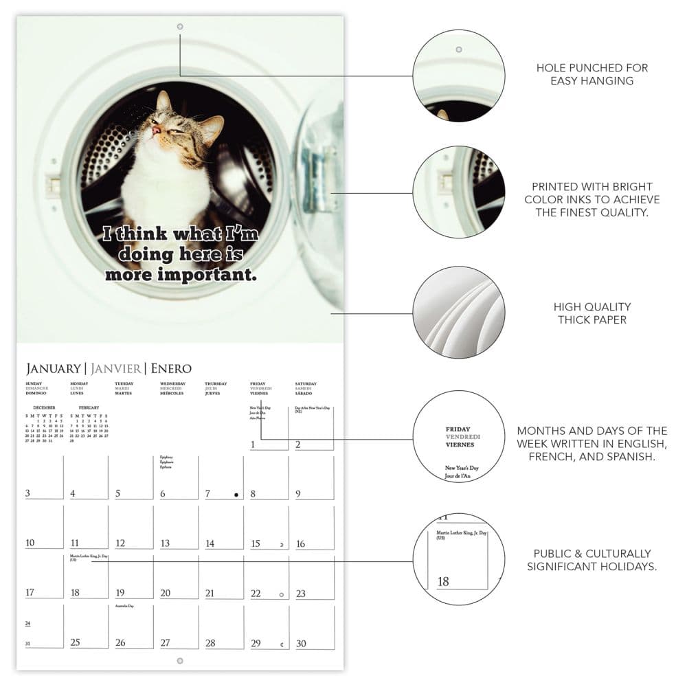 Nuthin But Trouble 2027 Wall Calendar Second Alternate Image