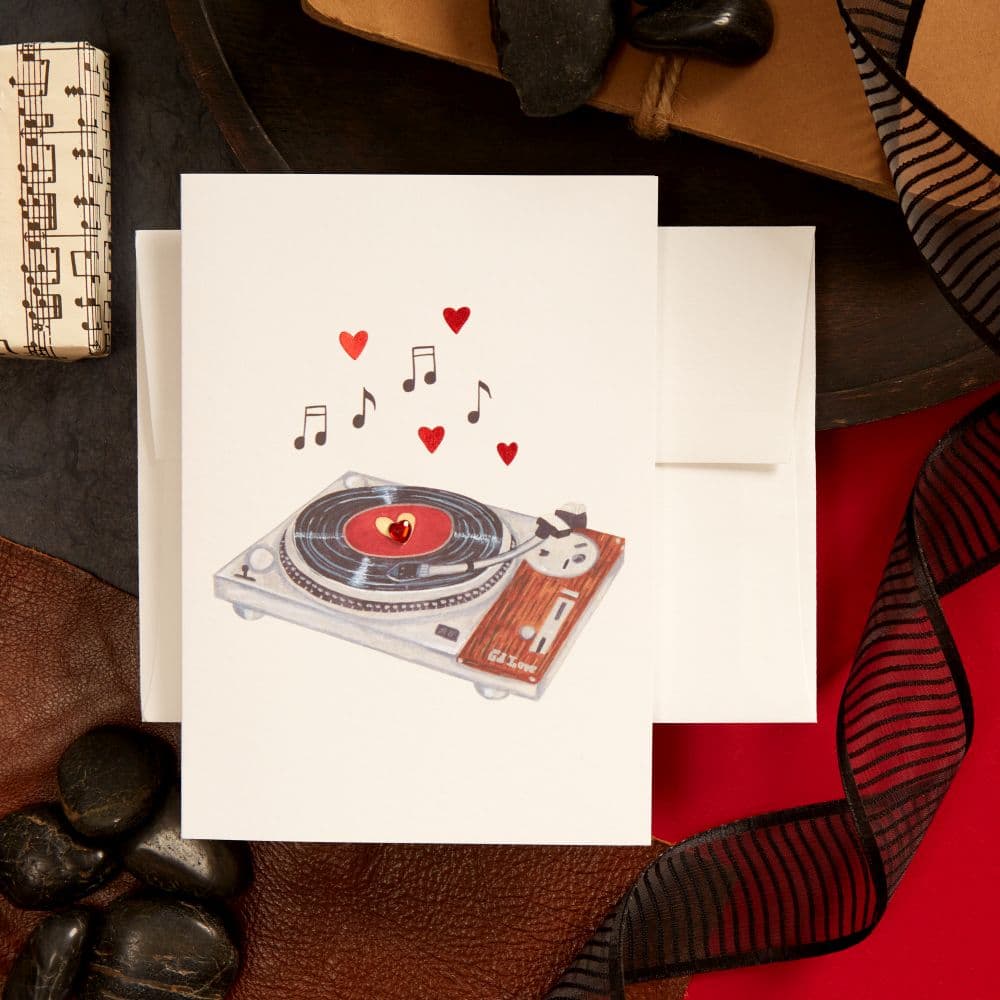 Love Vinyl Anniversary Card Ninth Alternate Image width=&quot;1000&quot; height=&quot;1000&quot;