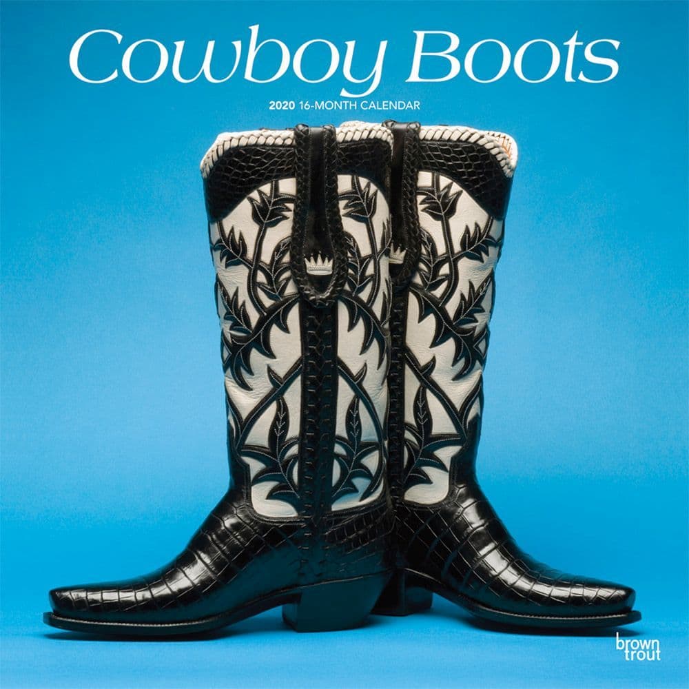 Cowboy Boots Wall Calendar