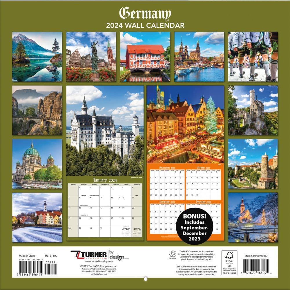 Germany 2024 Wall Calendar First Alternate  Image width=&quot;1000&quot; height=&quot;1000&quot;