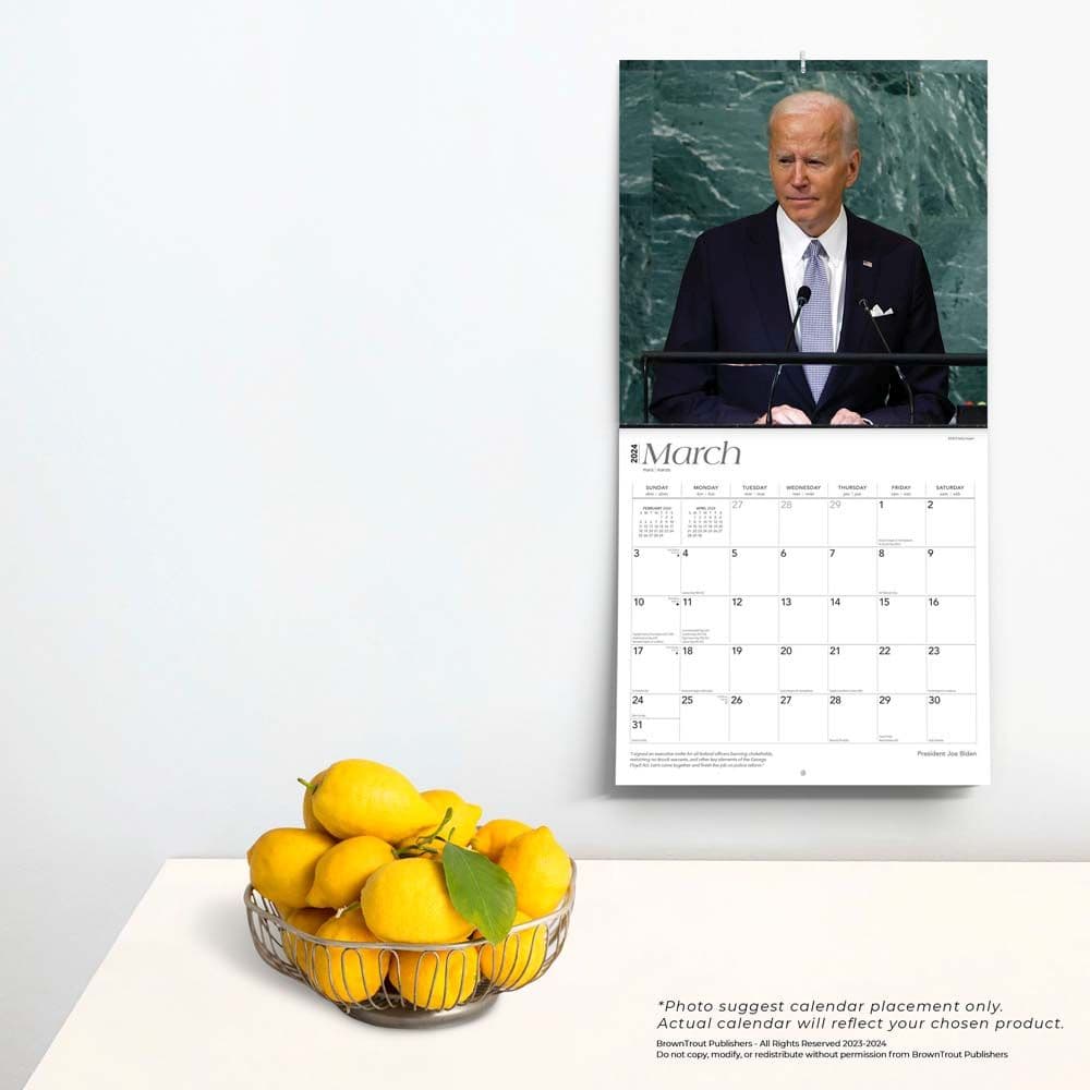 Joe Biden 2024 Wall Calendar