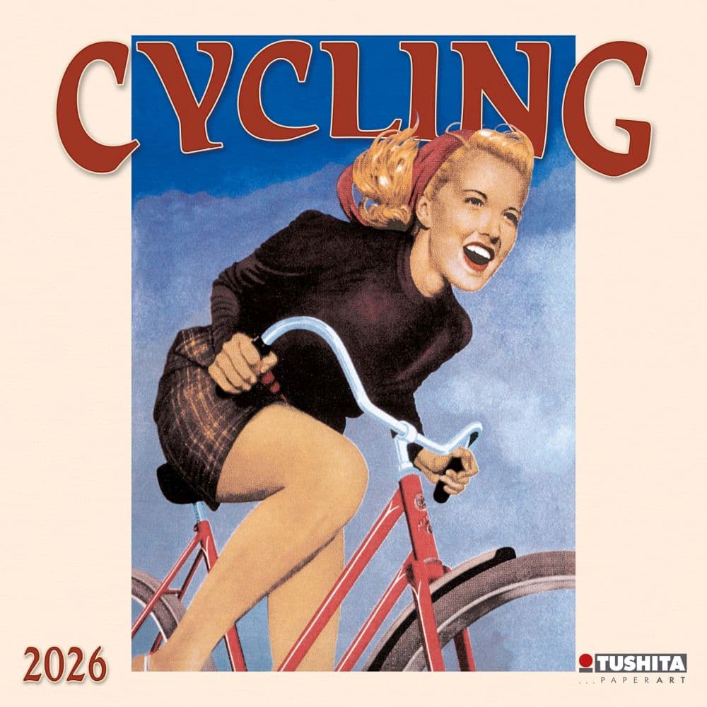 Cycling Through History 2026 Wall Calendar Main Image