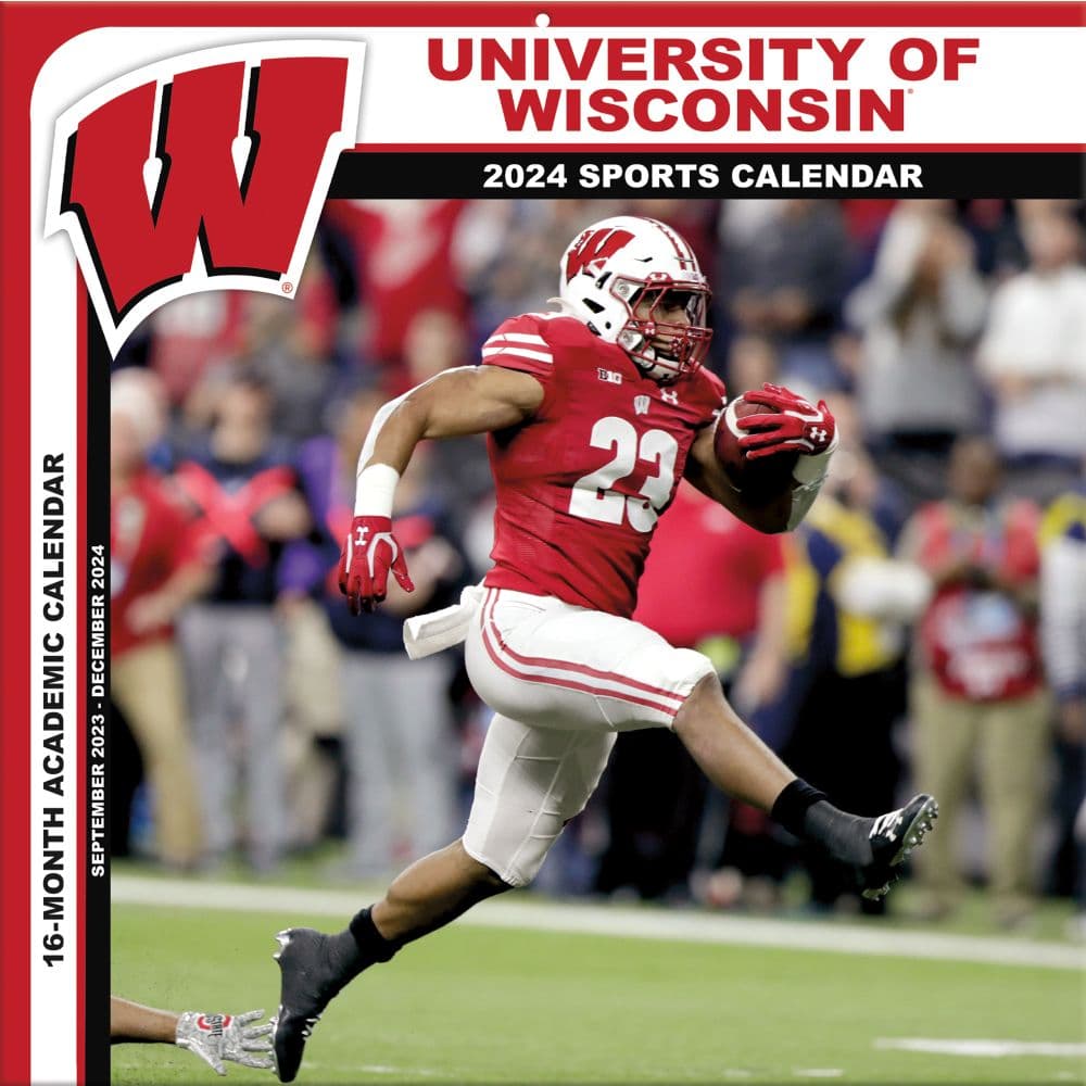 COL Wisconsin Badgers 2024 Wall Calendar Main Product Image width=&quot;1000&quot; height=&quot;1000&quot;