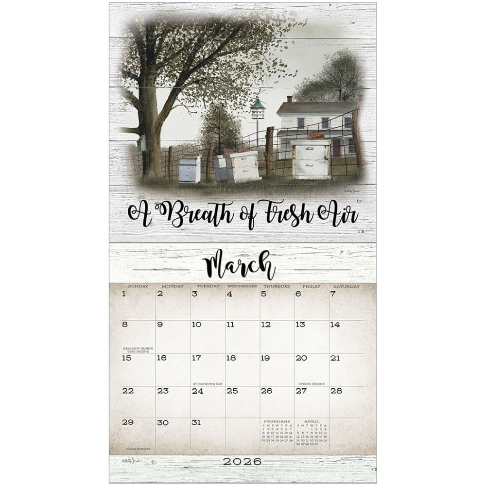 Farmhouse by Billy Jacobs 2026 Wall Calendar Second Alternate Image