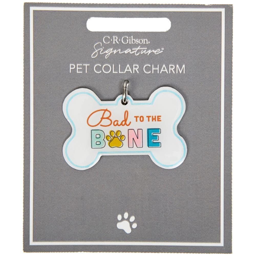 Bad To The Bone Dog Collar Charm Alternate Image 2