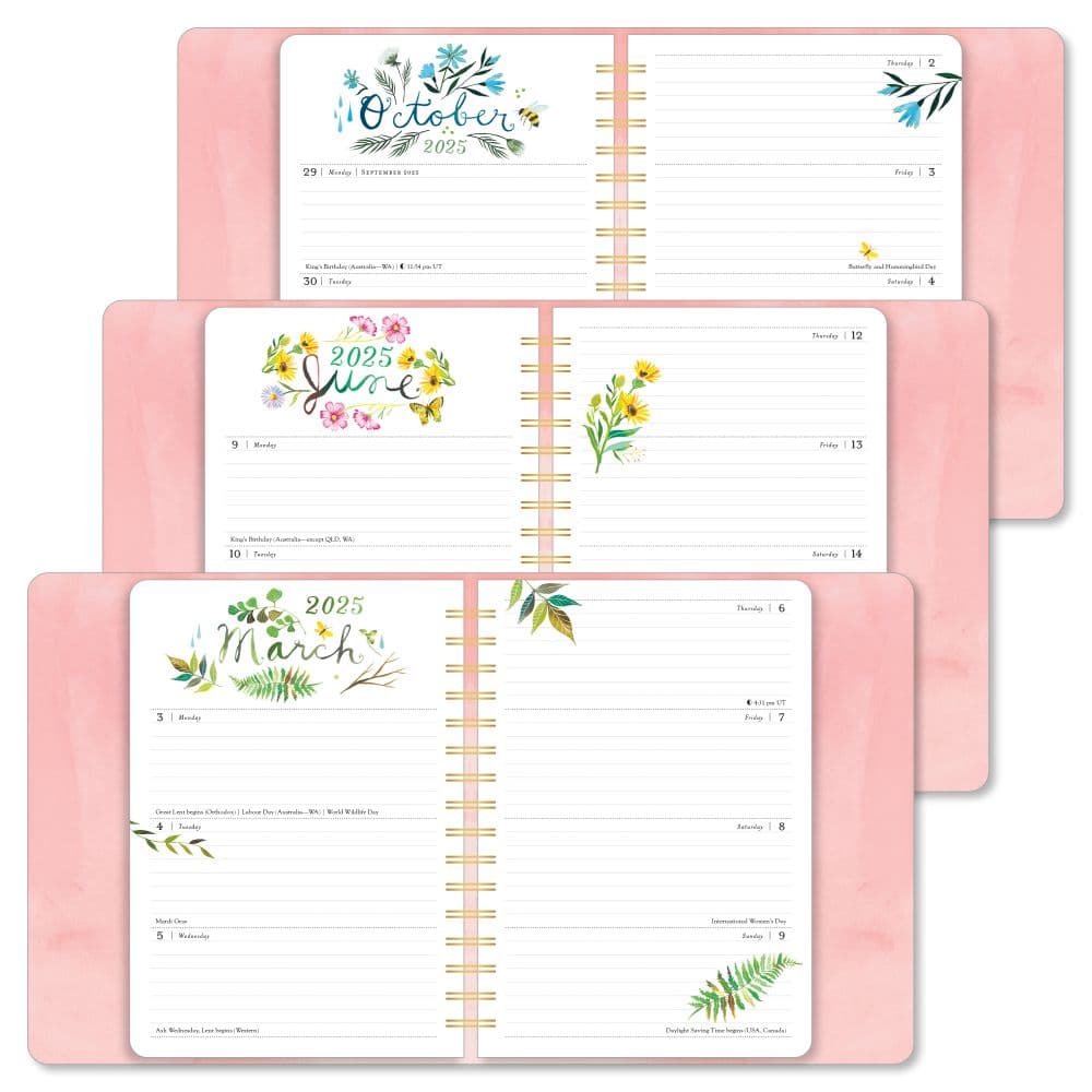 Katie Daisy Weekly Deluxe 2025 Planner Fourth Alternate Image