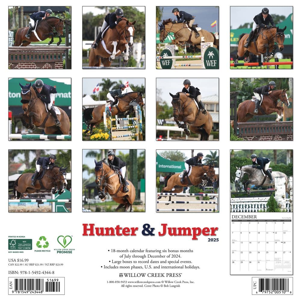 Hunter Jumper 2025 Wall Calendar First Alternate Image width="1000" height="1000"