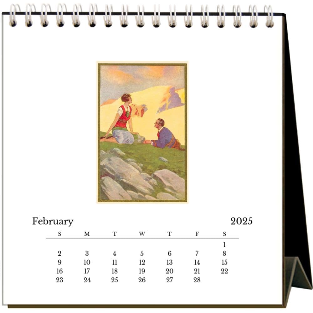 Nostalgic Hiking 2025 Easel Desk Calendar Second Alternate Image width=&quot;1000&quot; height=&quot;1000&quot;