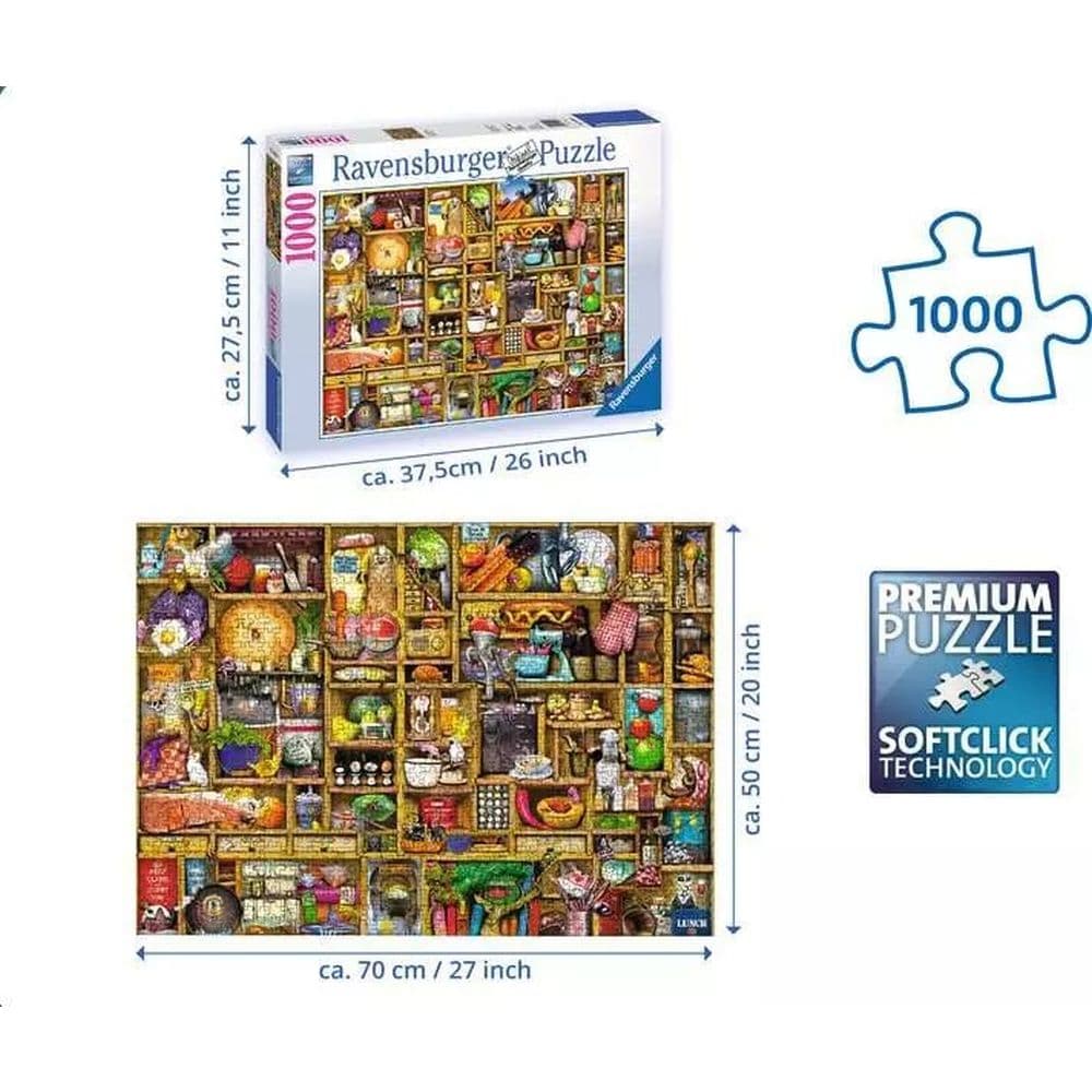 Kitchen Cupboard 1000 Piece Puzzle specs