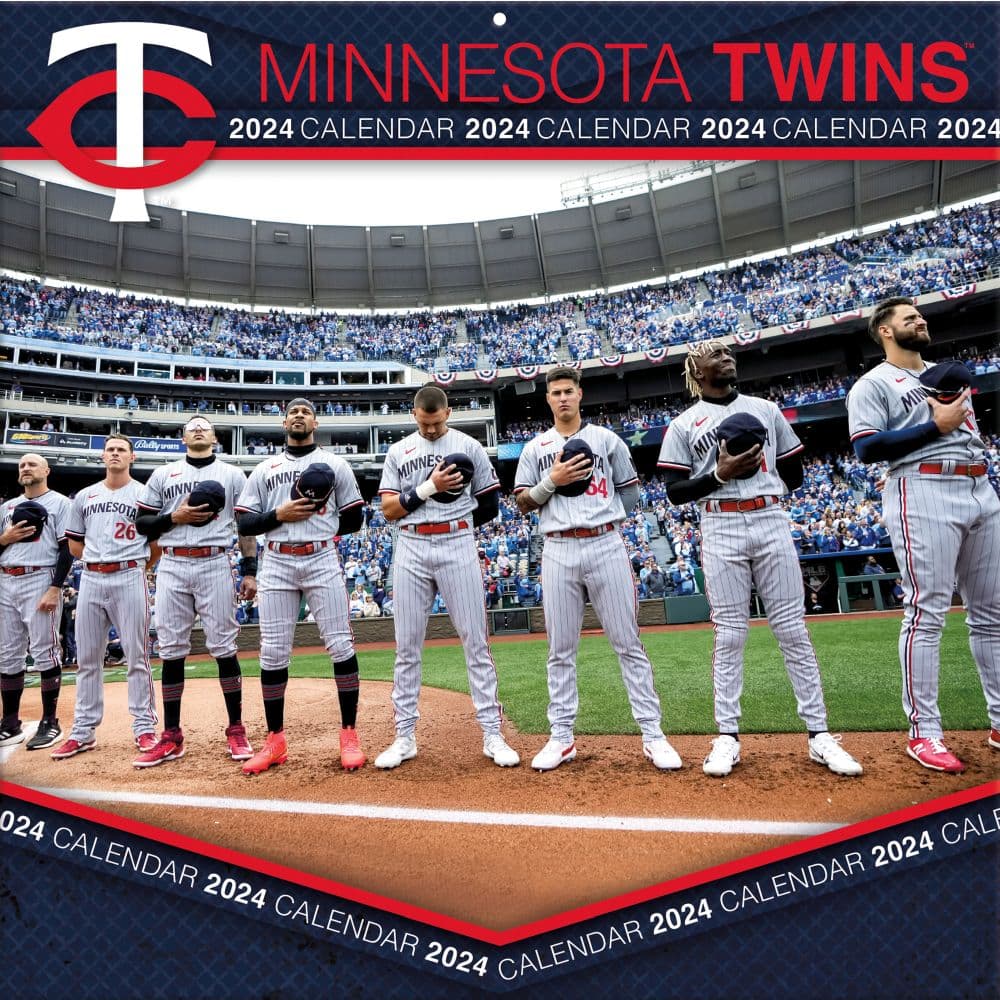 MLB Minnesota Twins 2024 Wall Calendar