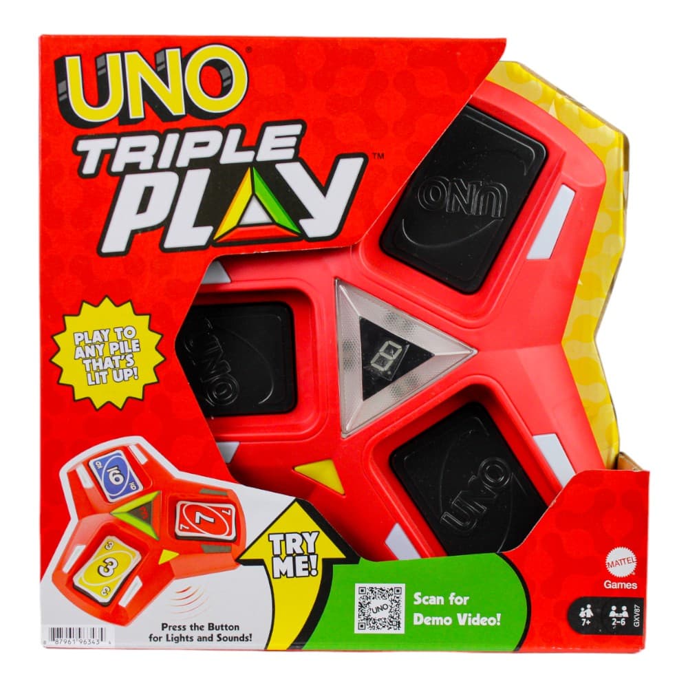 Uno Triple Play Main Product Image width=&quot;1000&quot; height=&quot;1000&quot;