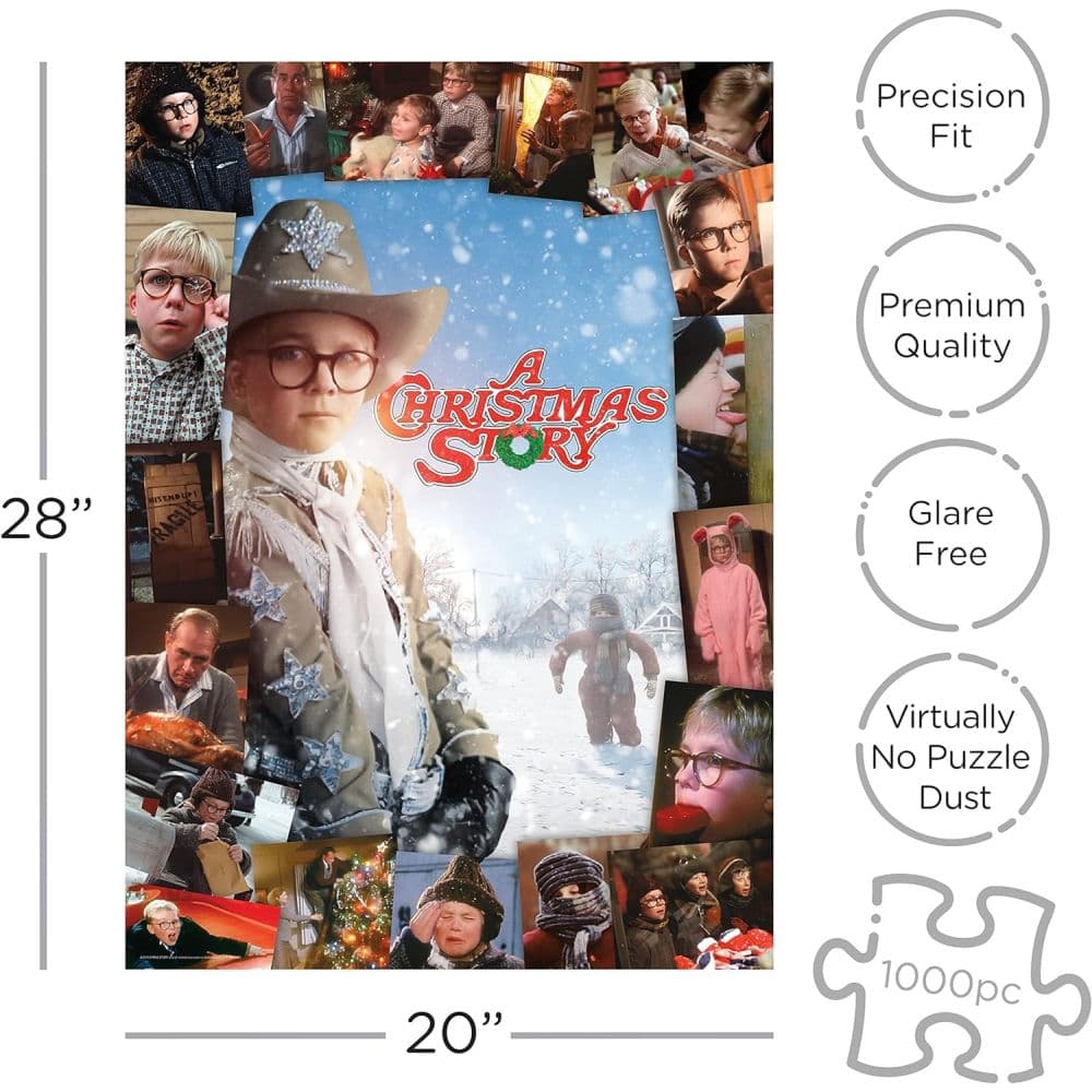 Christmas Story Collage 1000 Piece Puzzle Second Alternate Image width=&quot;1000&quot; height=&quot;1000&quot;