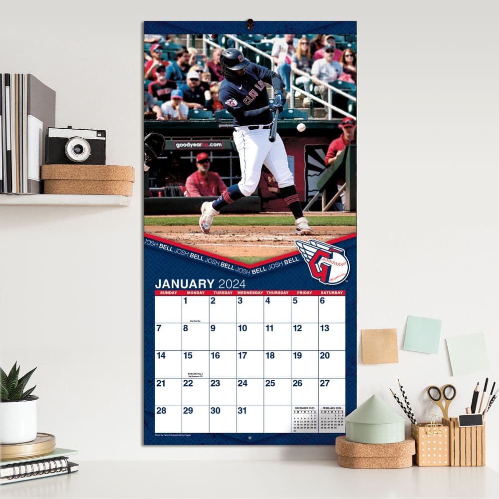 Cleveland Guardians 2024 Wall Calendar Fourth Alternate Image width=&quot;1000&quot; height=&quot;1000&quot;