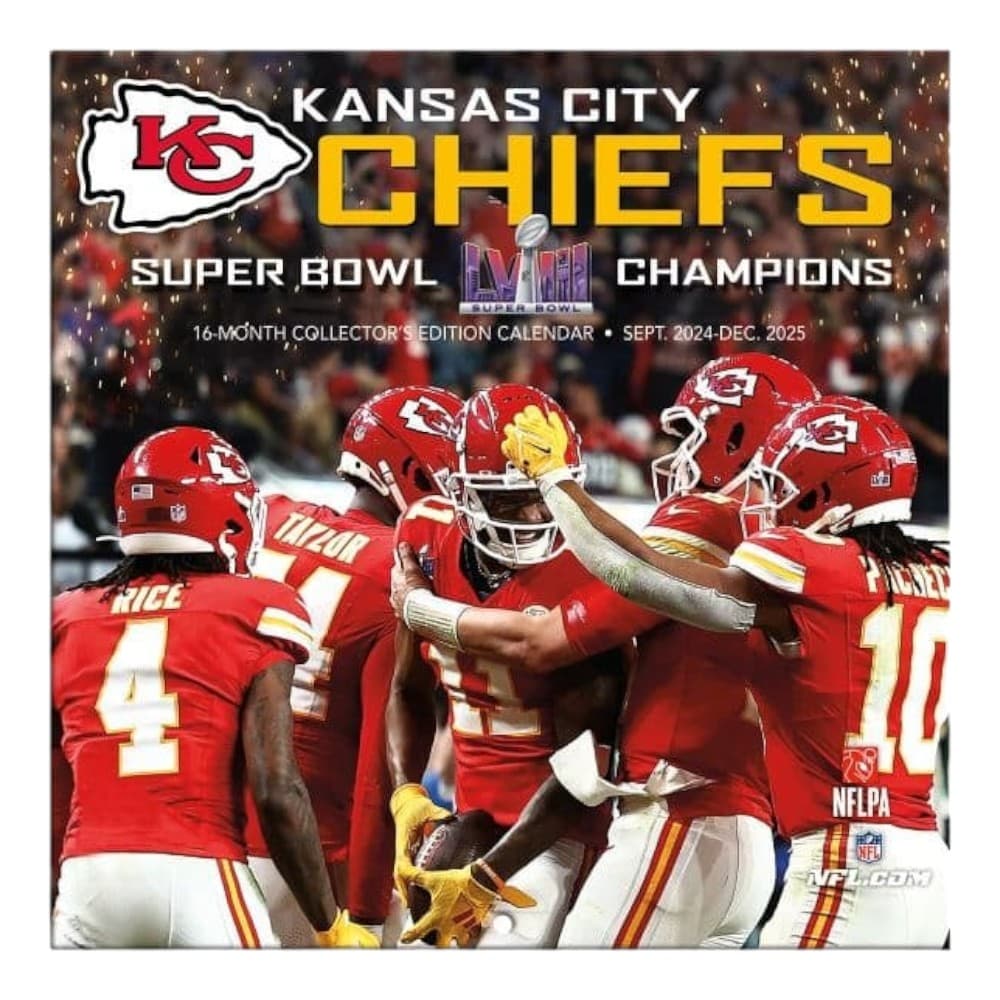 NFL Kansas City Chiefs 2025 Mini Wall Calendar