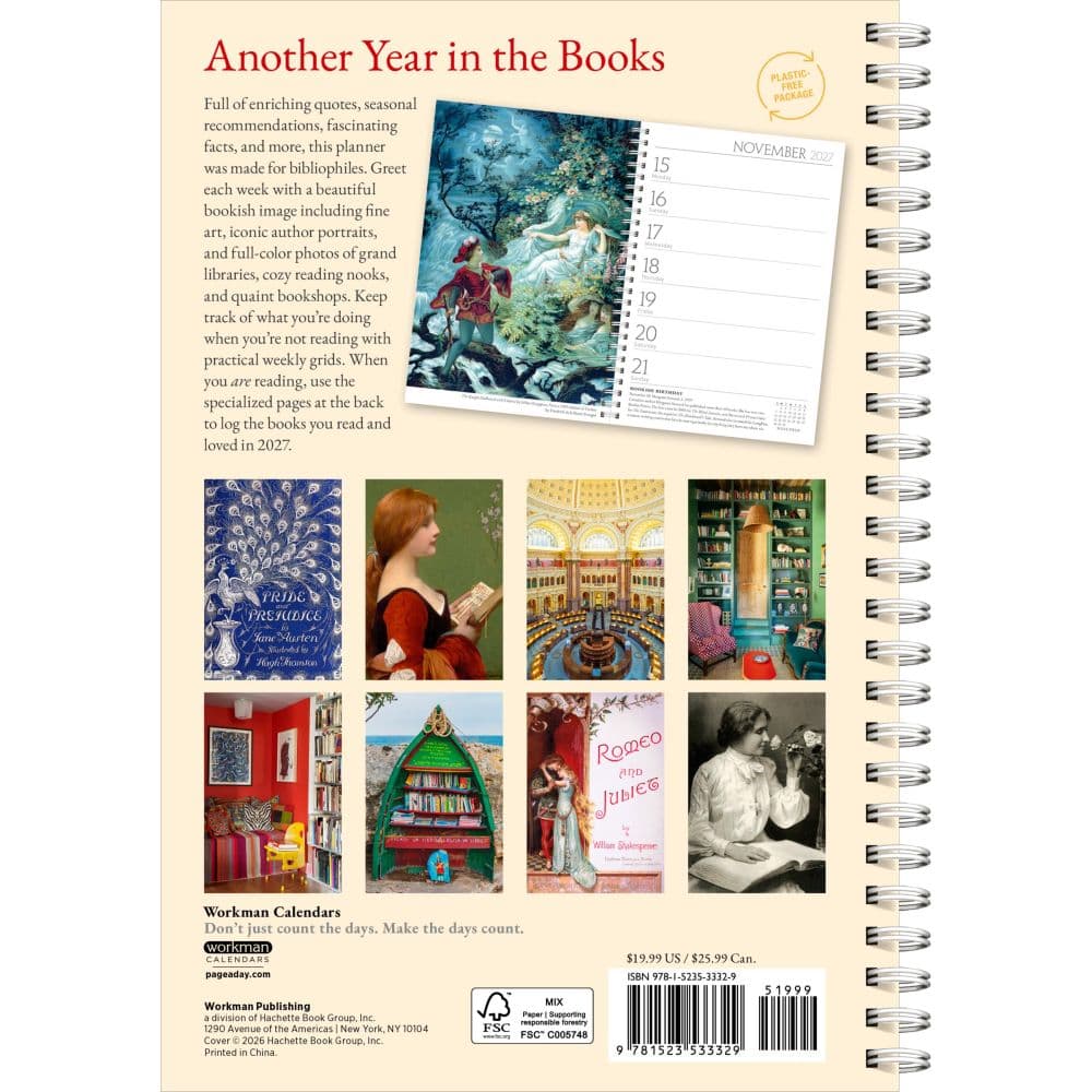 Book Lovers Year 2027 Planner First Alternate Image