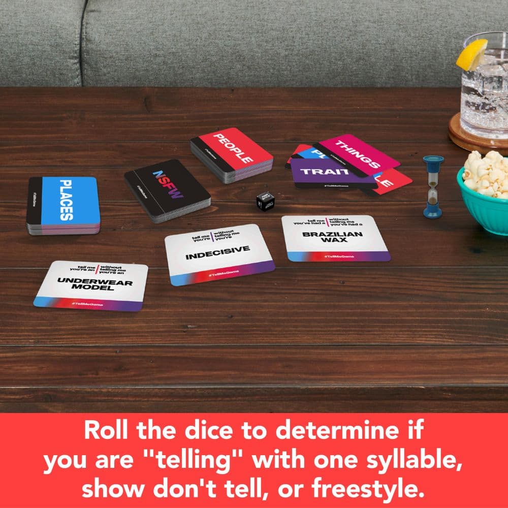 Tell Me Without Telling Me Adult Card Game Fourth Alternate Image