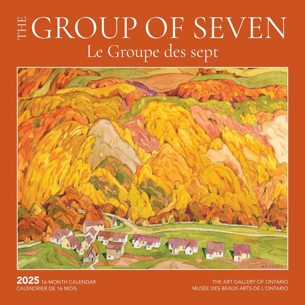 Group of Seven Art Gallery of Ontario French 2025 Wall Calendar  Main Image