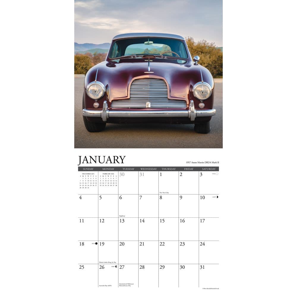 Just Classic Cars 2026 Wall Calendar Second Alternate Image