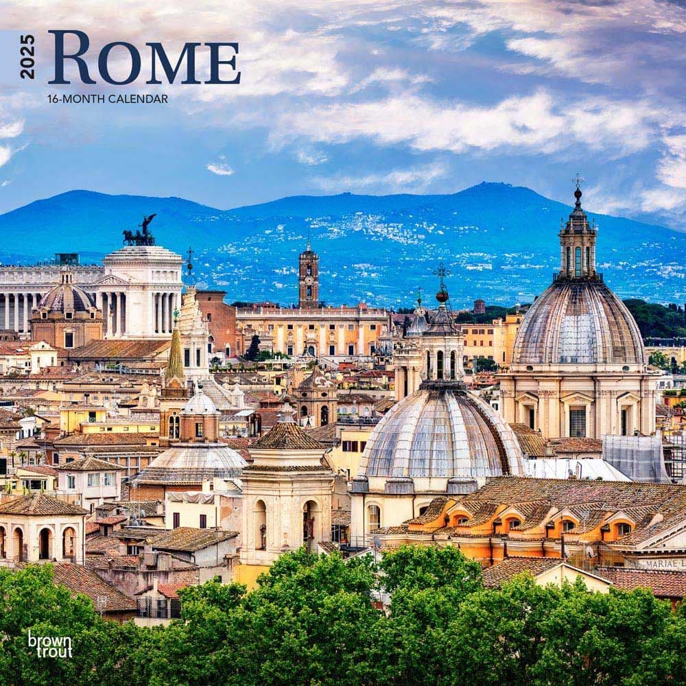 Rome 2025 Wall Calendar  Main Image