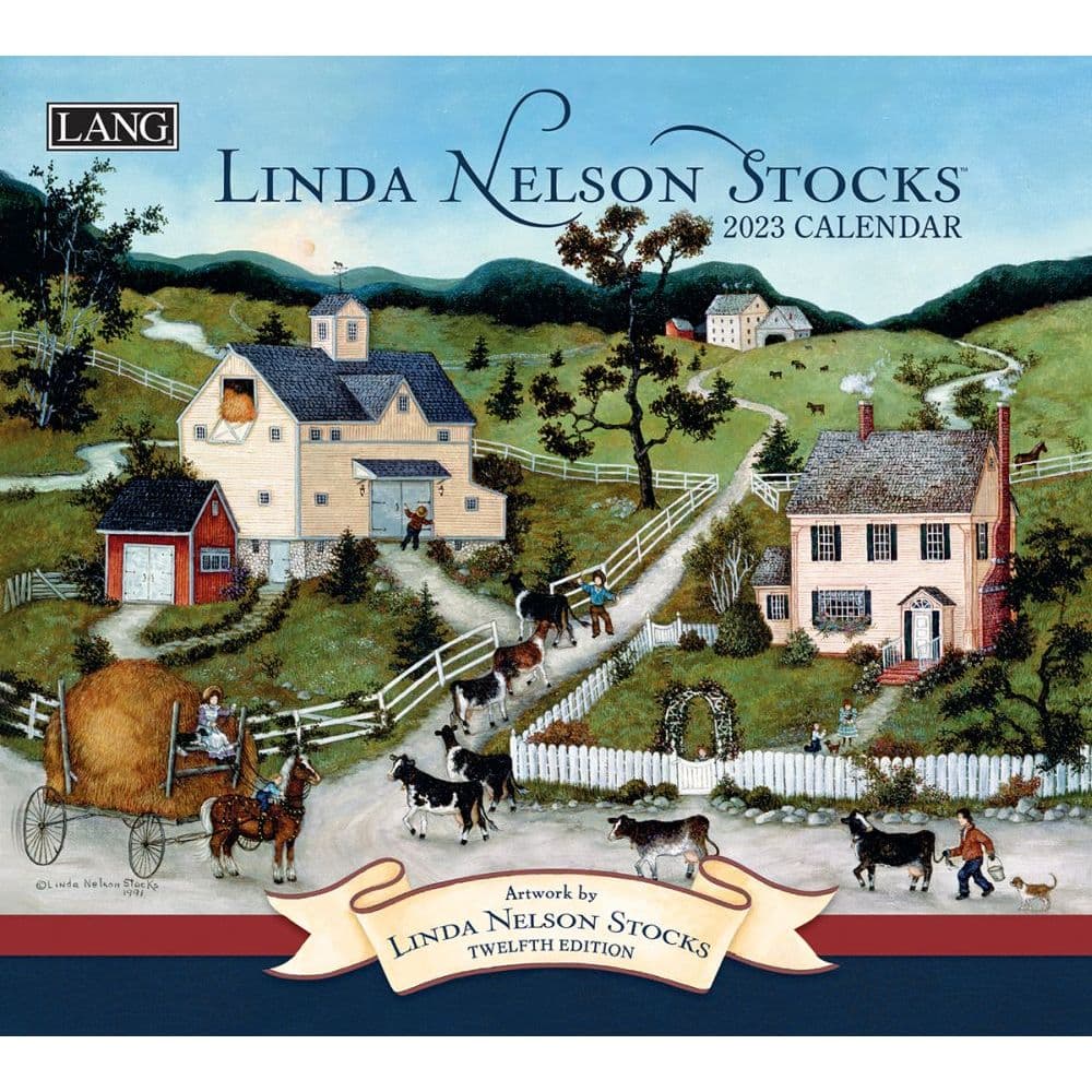 Linda Nelson Stocks 2023 Wall Calendar