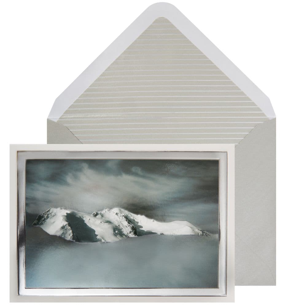Black and White Mountain Christmas Card Main Product Image width=&quot;1000&quot; height=&quot;1000&quot;